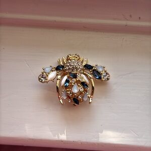 Joan Rivers Fancy Crystal Bee Pin
